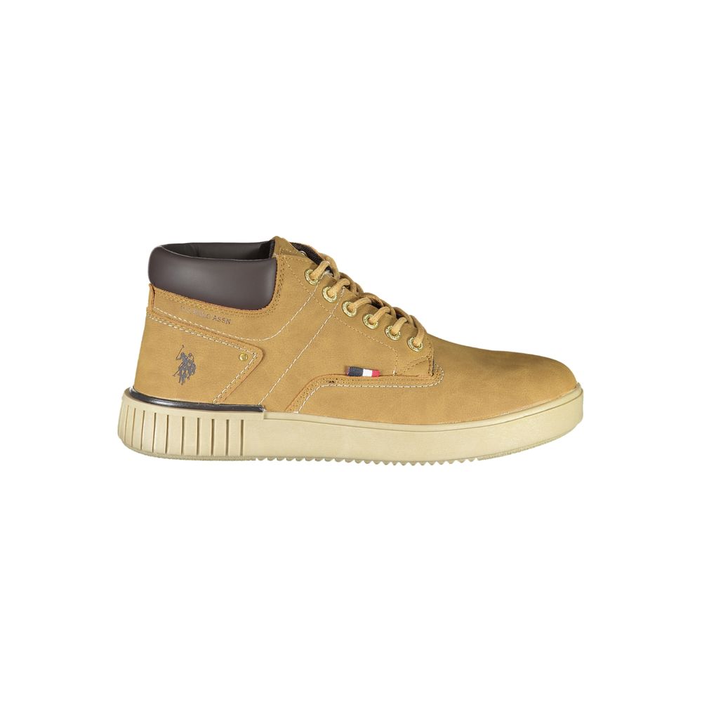 U.S. POLO ASSN. Brown Polyurethane Men's Sneaker | Regal Royce