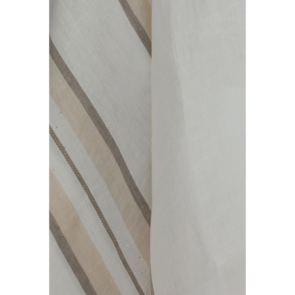 Brunello Cucinelli Beige Linen Poncho | Regal Royce