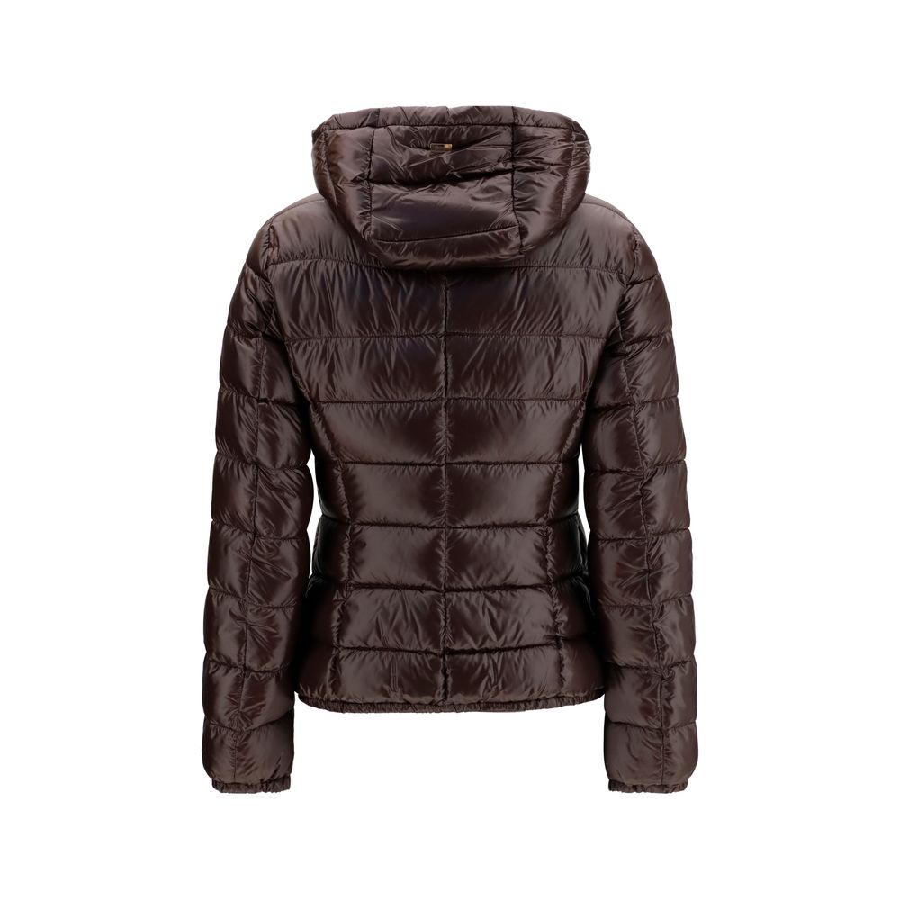 Herno Brown Polyamide Full-Length Jacket | Regal Royce