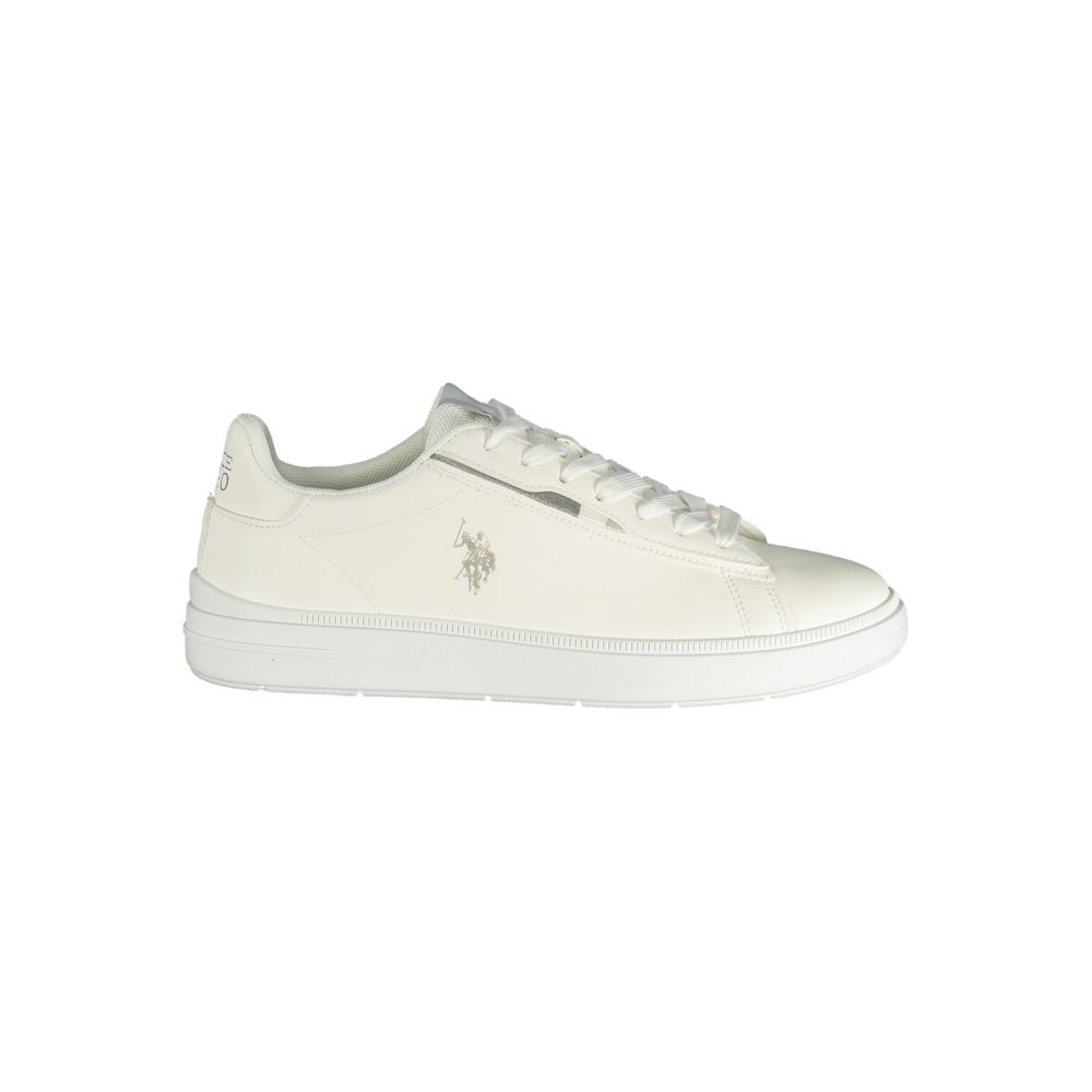 U.S. POLO ASSN. Bianco Poliuretano Mens Sneaker | Regal Royce