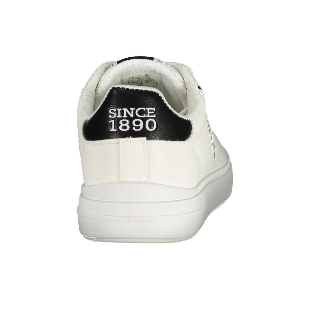 U.S. POLO ASSN. Bianco Polyurethane Mens Sneaker | Regal Royce