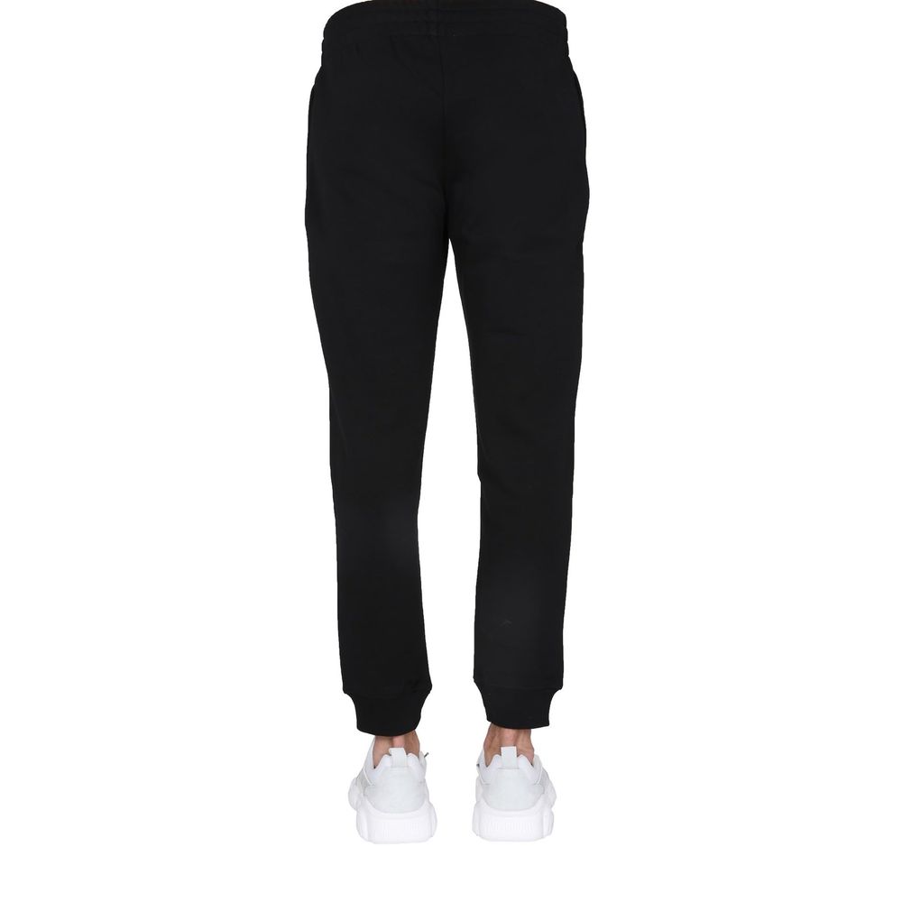 Moschino Couture Black Cotton Joggers (Workout Pants) | Regal Royce