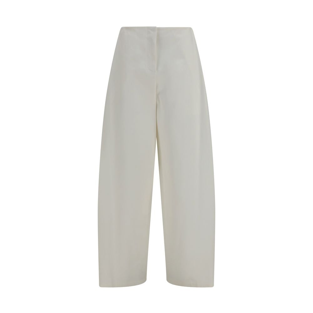 The Row Beige Cotton Casual Pants | Regal Royce
