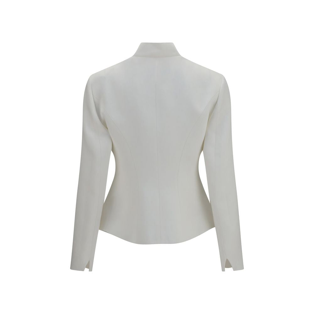 The Row White Linen Jacket | Regal Royce