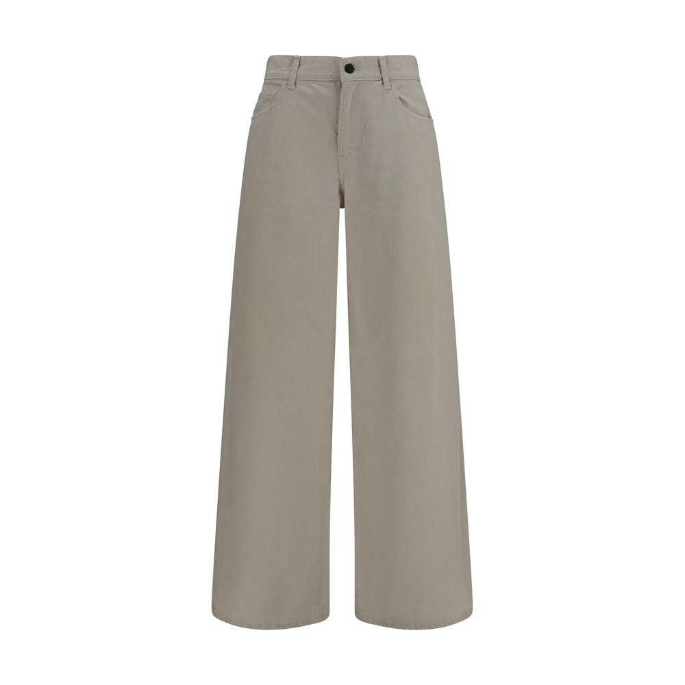The Row Beige Cotton Relaxed Fit Jeans | Regal Royce