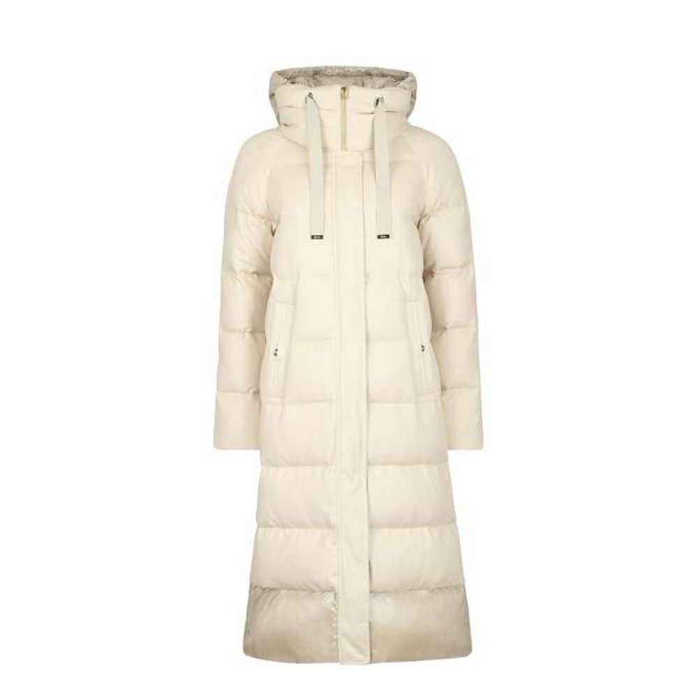 Herno White Cashmere Coat | Regal Royce