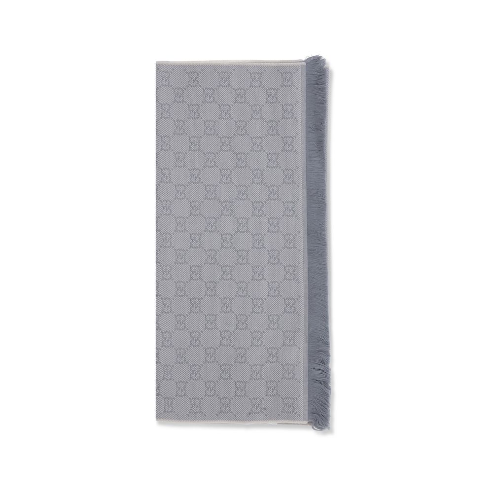 Gucci Gray Wool Scarf | Regal Royce
