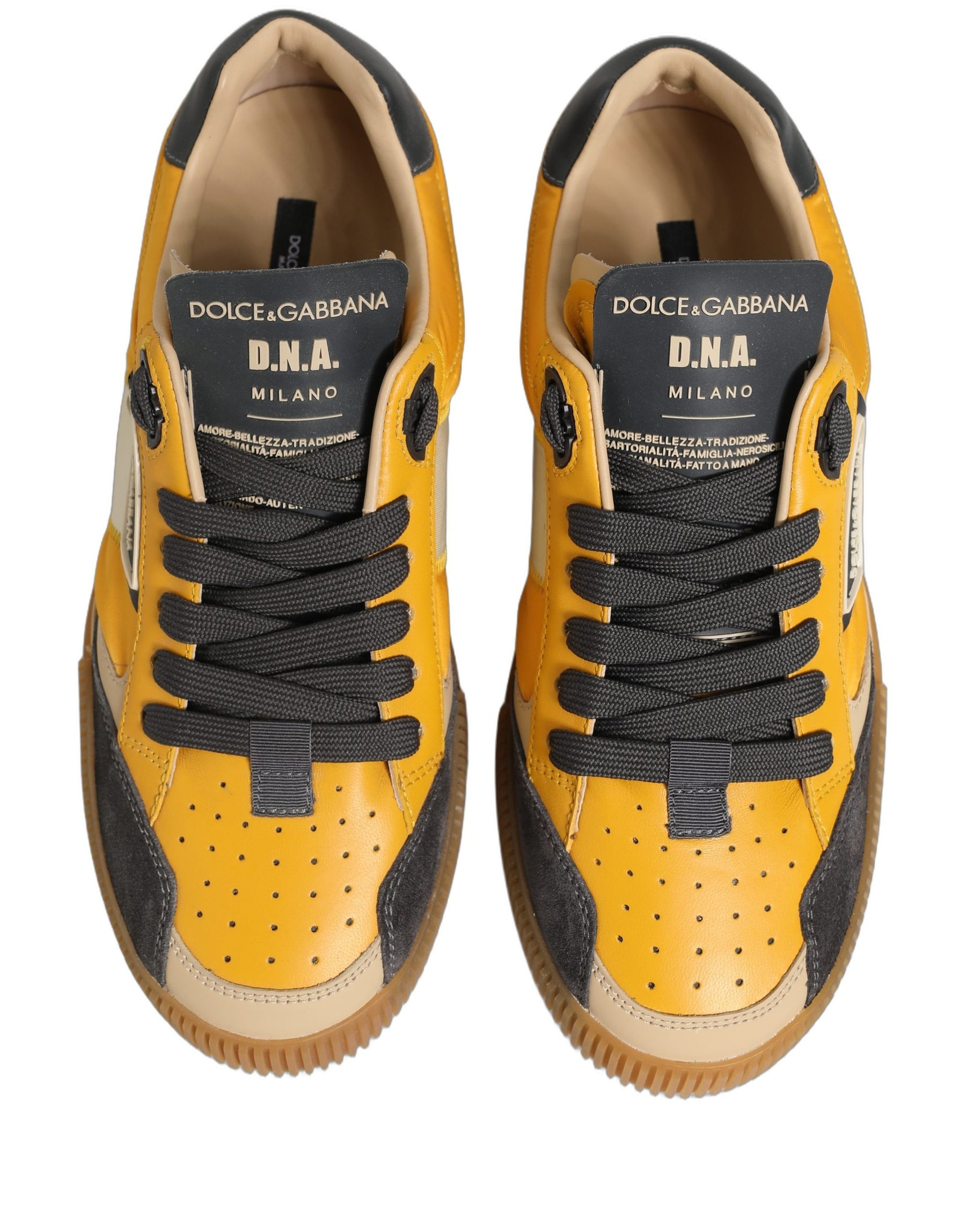 Dolce & Gabbana Multicolor MIAMI Low Top Sneakers Shoes | Regal Royce