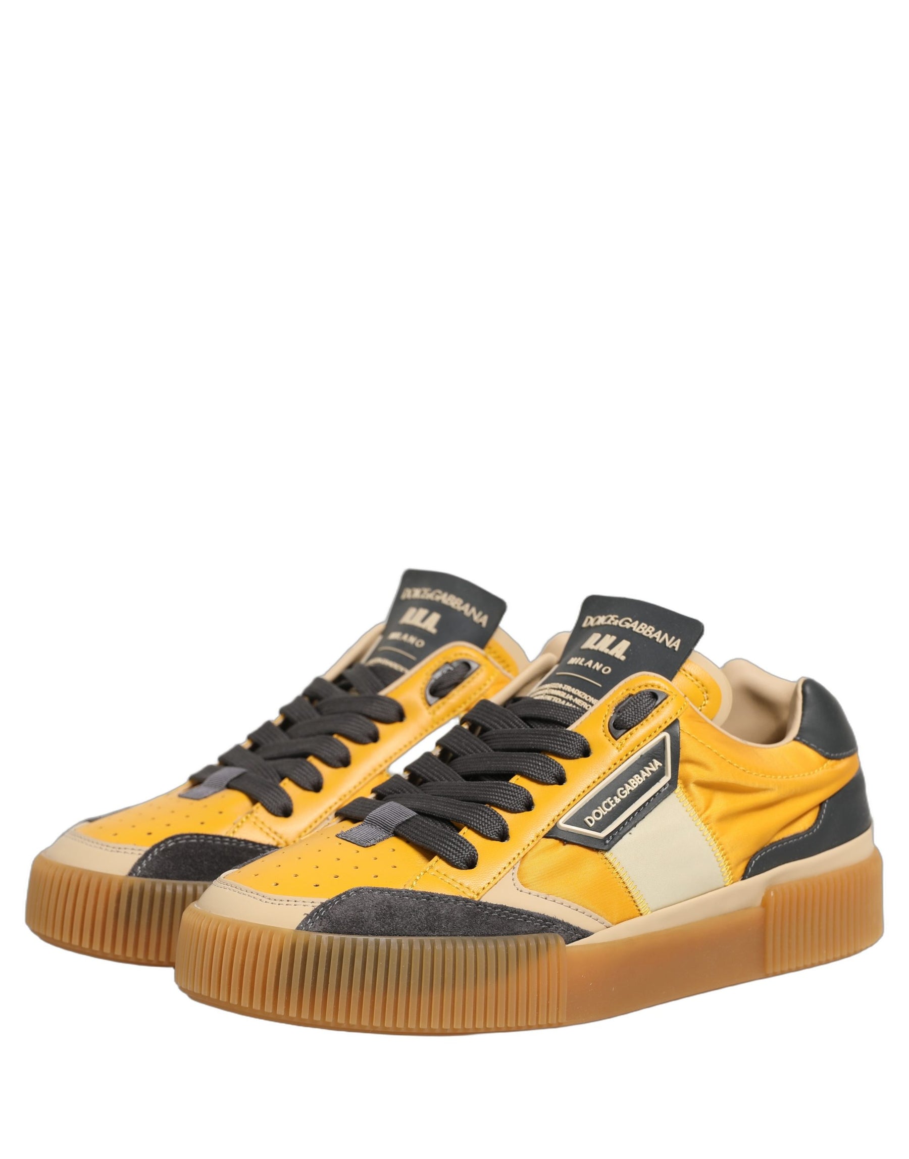 Dolce & Gabbana Multicolor MIAMI Low Top Sneakers Shoes | Regal Royce