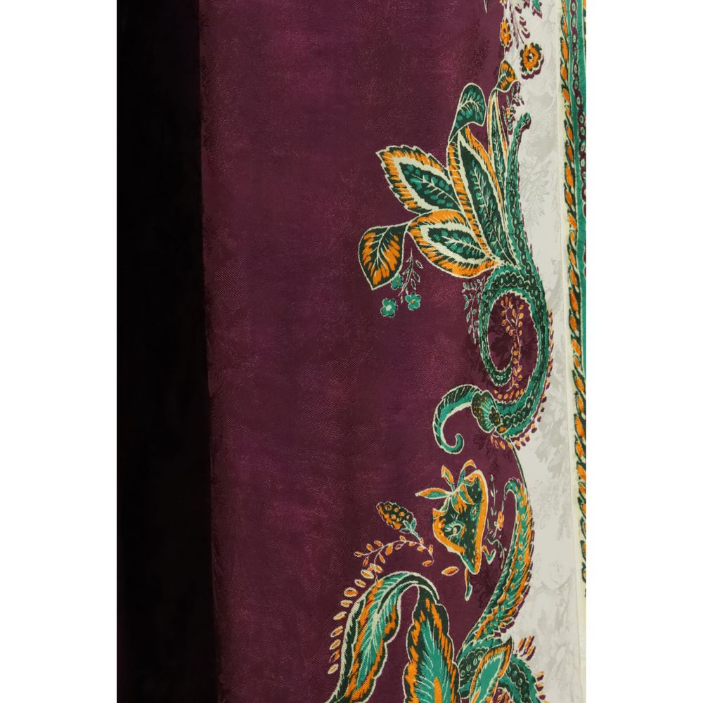 Alemais Purple Viscose Casual Pants | Regal Royce