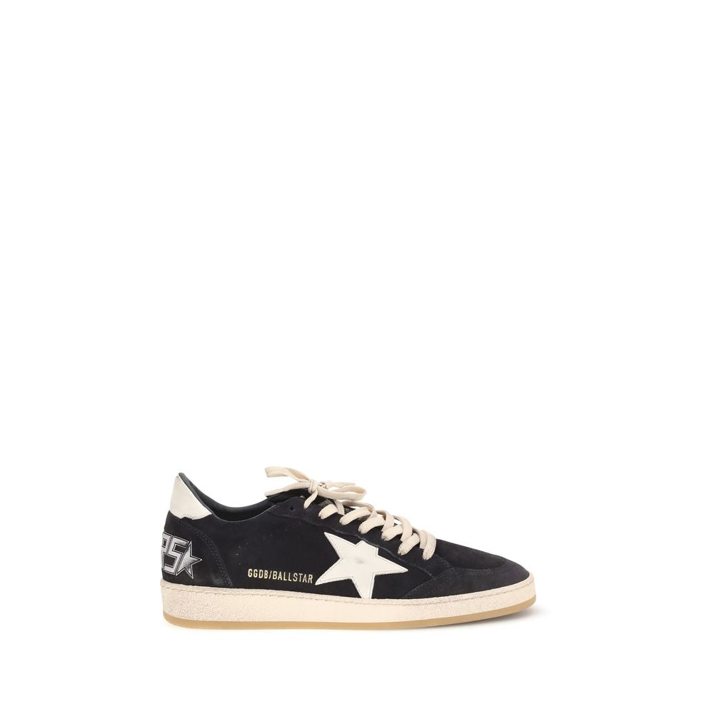 Golden Goose Black Calf Leather Bos Taurus Athletic Sneakers | Regal Royce