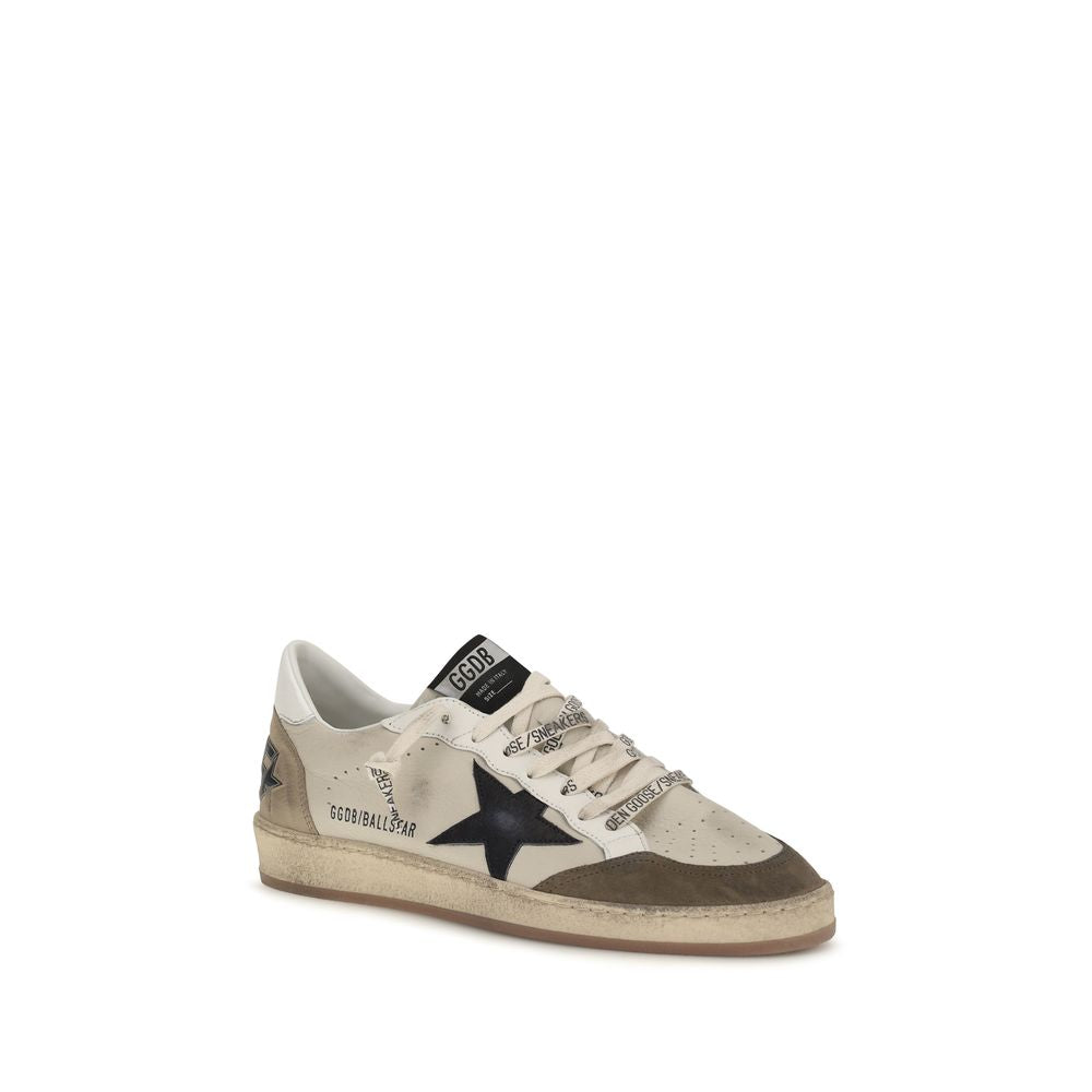 Golden Goose White Calf Leather Bos Taurus Low Top Sneakers | Regal Royce