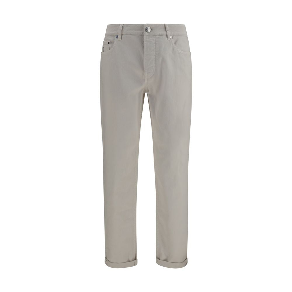 Brunello Cucinelli White Cotton Jeans Denim | Regal Royce