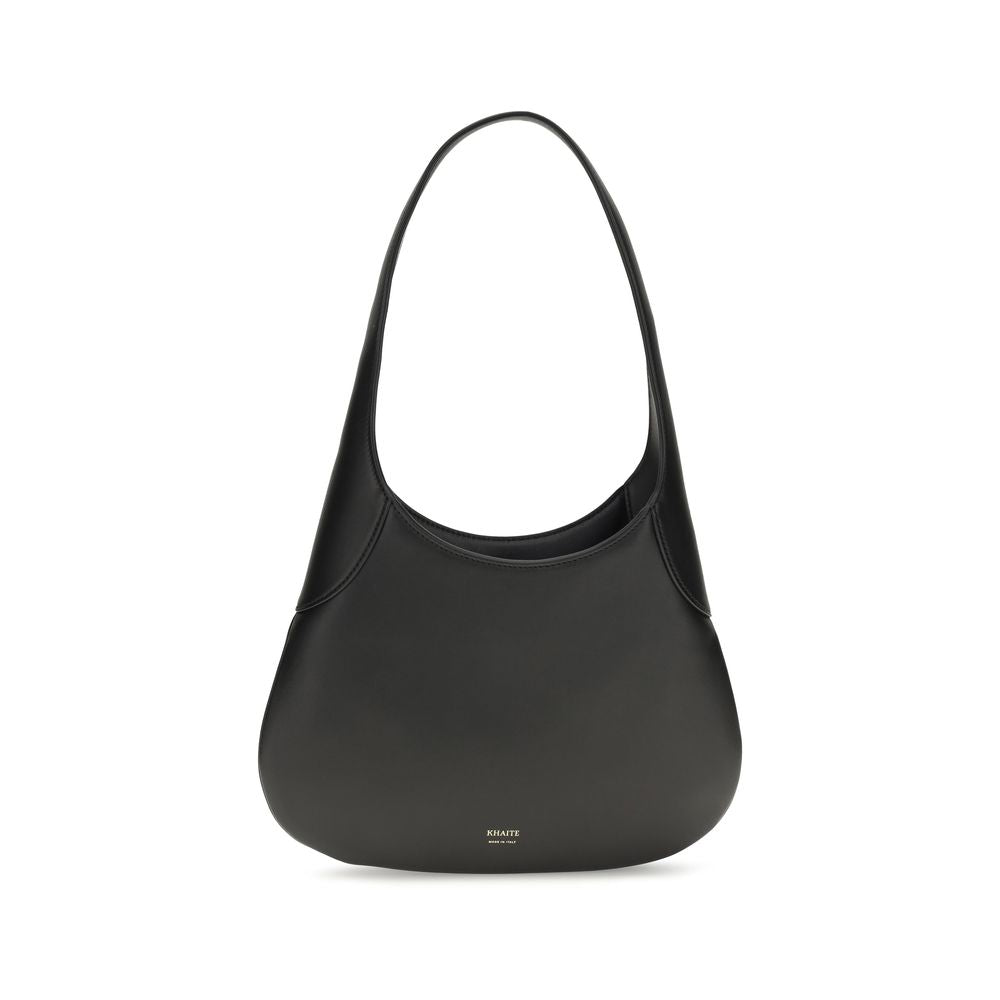 Khaite Black Calf Leather Bos Taurus Handbag | Regal Royce