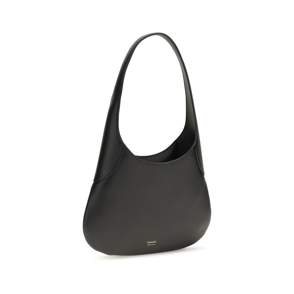 Khaite Black Calf Leather Bos Taurus Handbag | Regal Royce