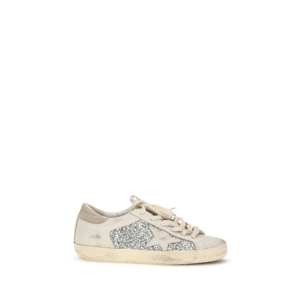 Golden Goose Beige Calf Leather Bos Taurus Sneakers | Regal Royce