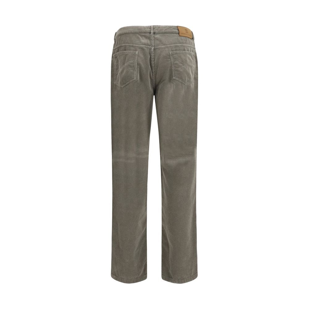 Brunello Cucinelli Bicolor Cotton Casual Pants | Regal Royce