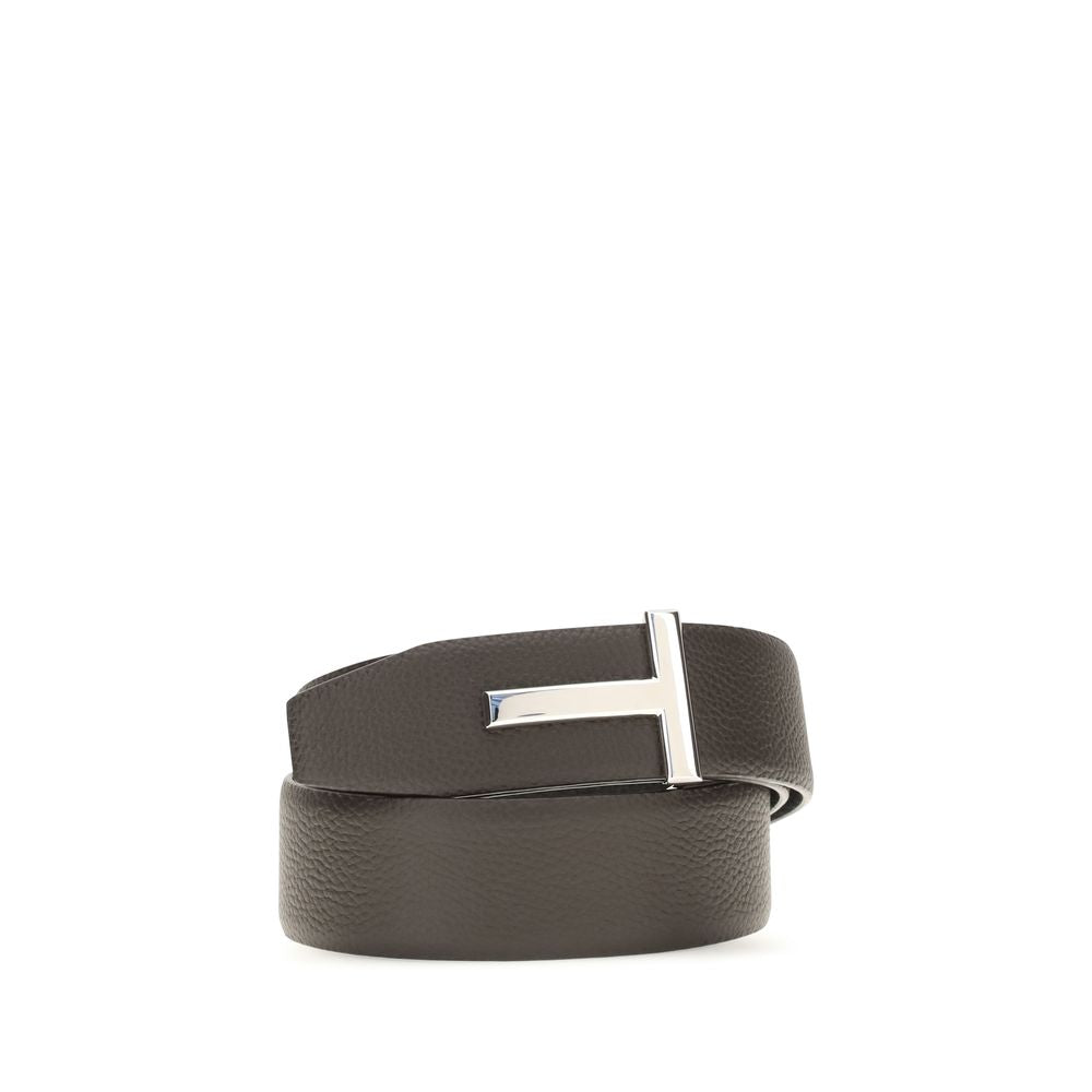 Tom Ford Brown Calf Leather Bos Taurus Belt | Regal Royce