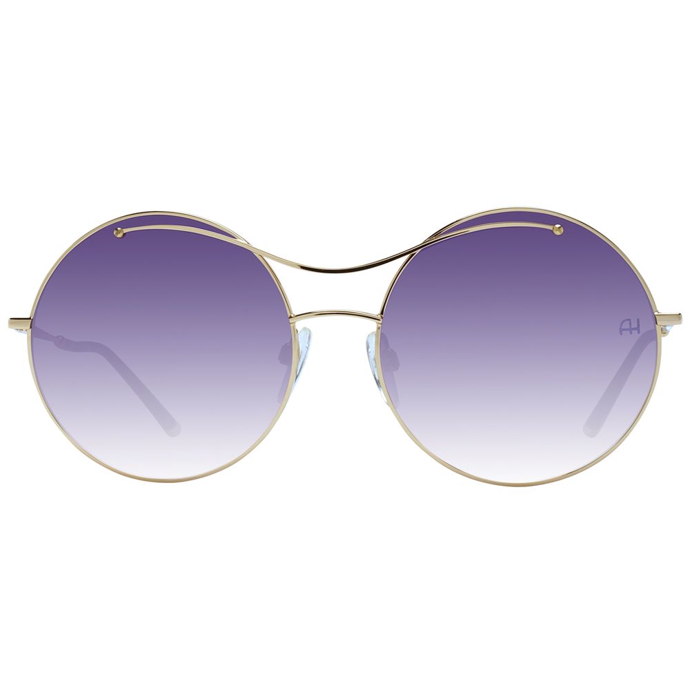 Ana Hickmann Gold Metal Sunglasses