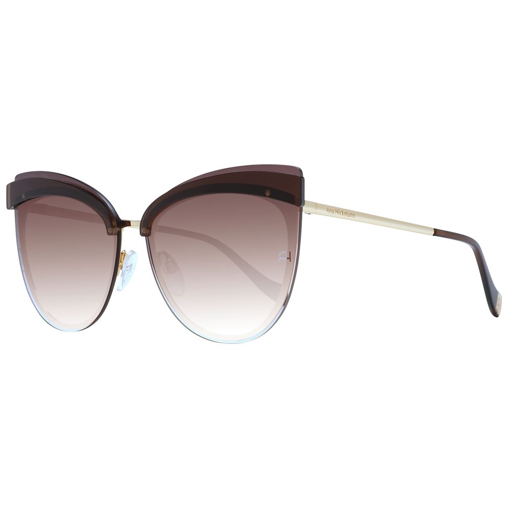 Ana Hickmann Brown Metal Sunglasses | Regal Royce