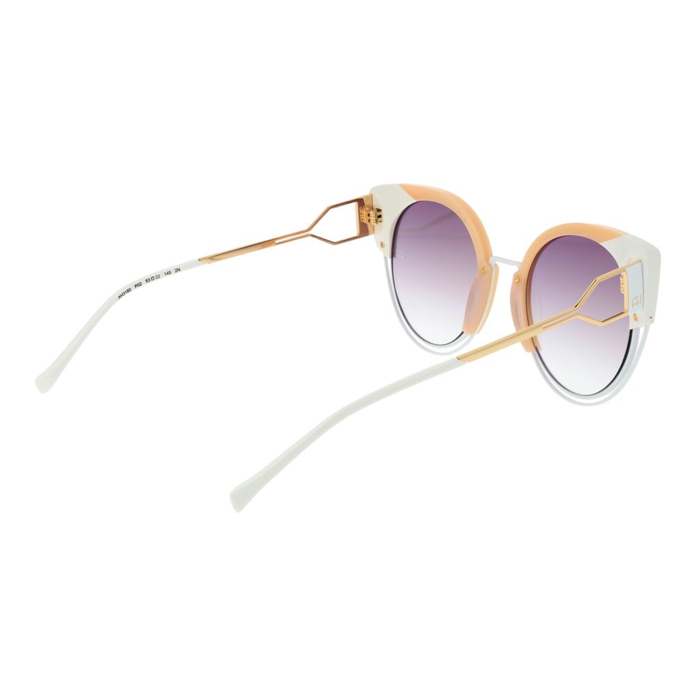 Ana Hickmann White Metal Sunglasses | Regal Royce