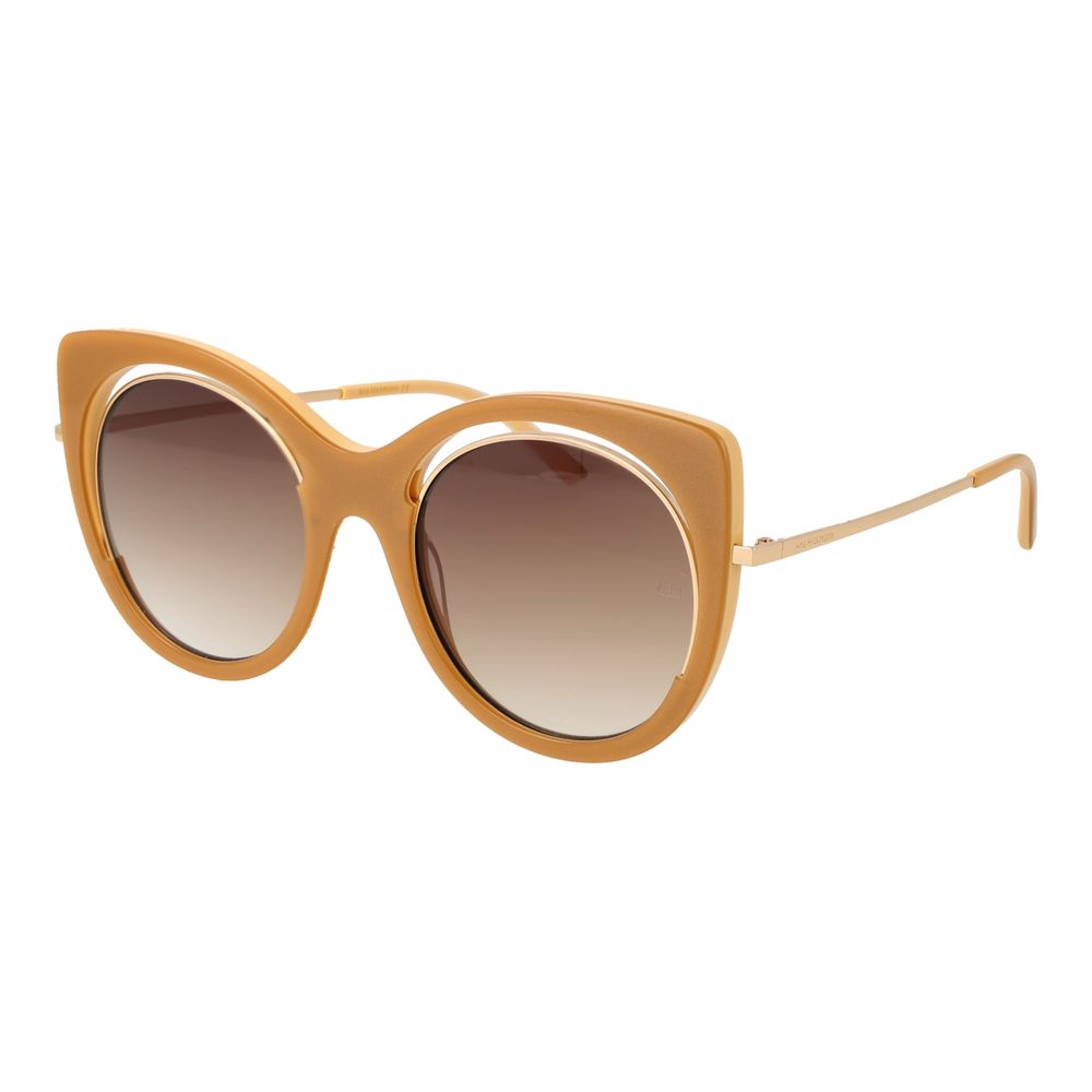 Ana Hickmann Brown Acetate Sunglasses