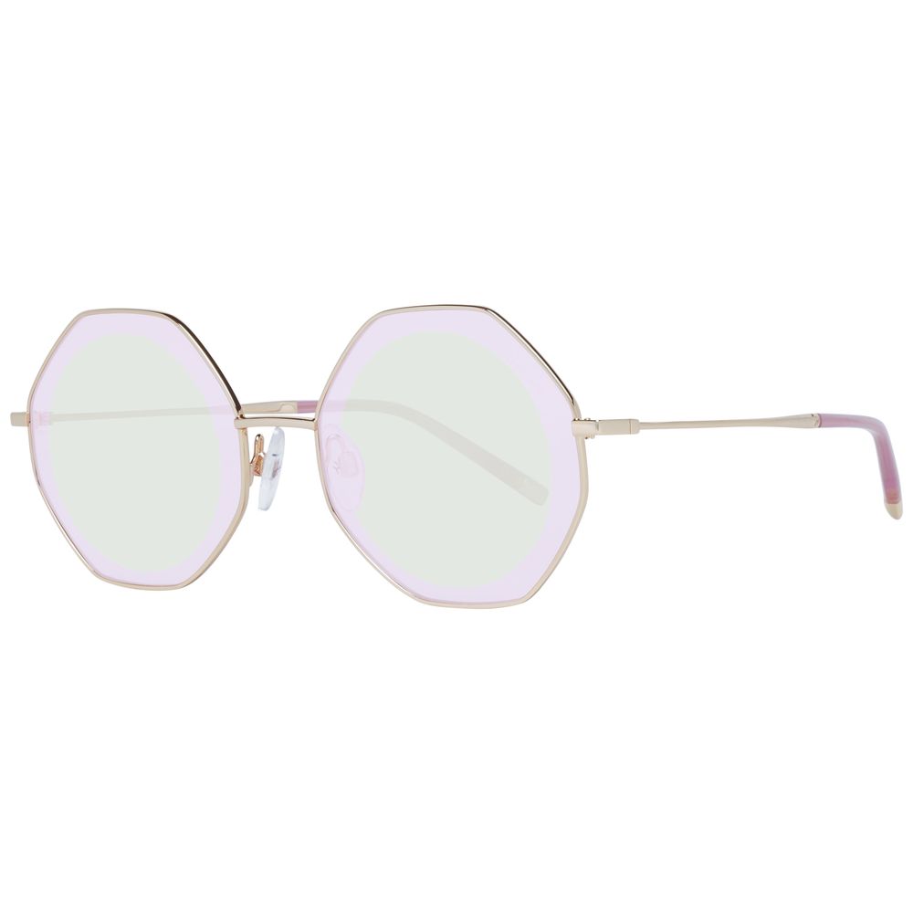 Ana Hickmann Gold Metal Sunglasses