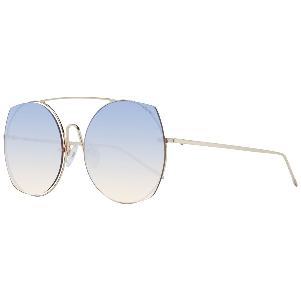 Ana Hickmann Gold Metal Sunglasses