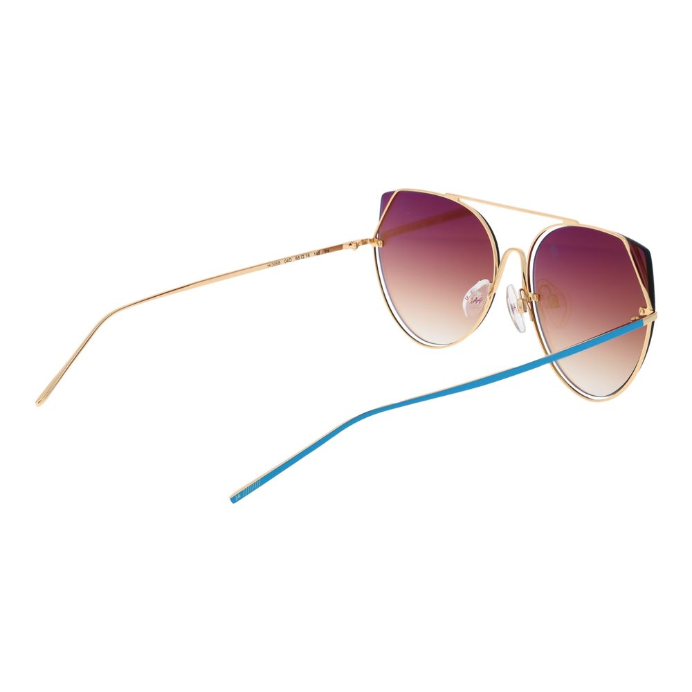 Ana Hickmann Gold Metal Sunglasses | Regal Royce