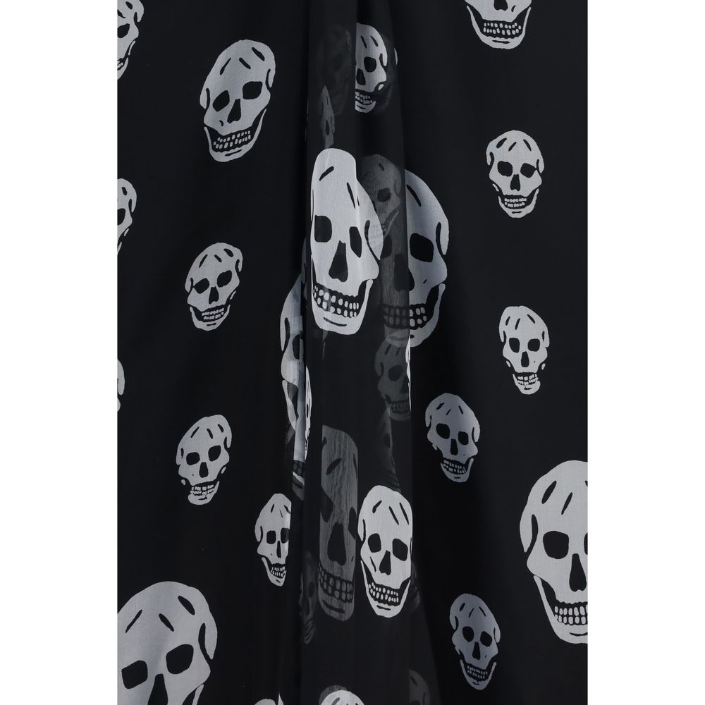 Alexander McQueen Black Silk Long Skirt | Regal Royce