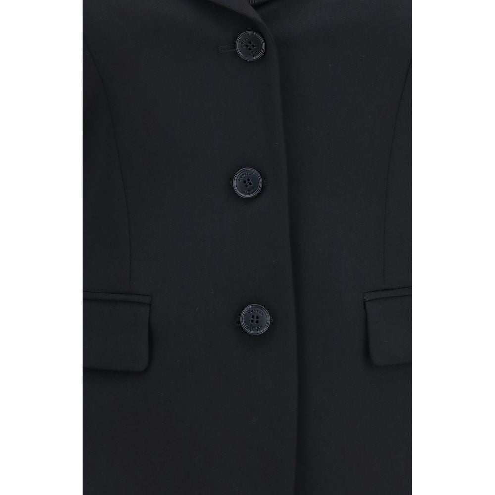 Alexander McQueen Black Wool Oves Aries Full-Length Jacket | Regal Royce