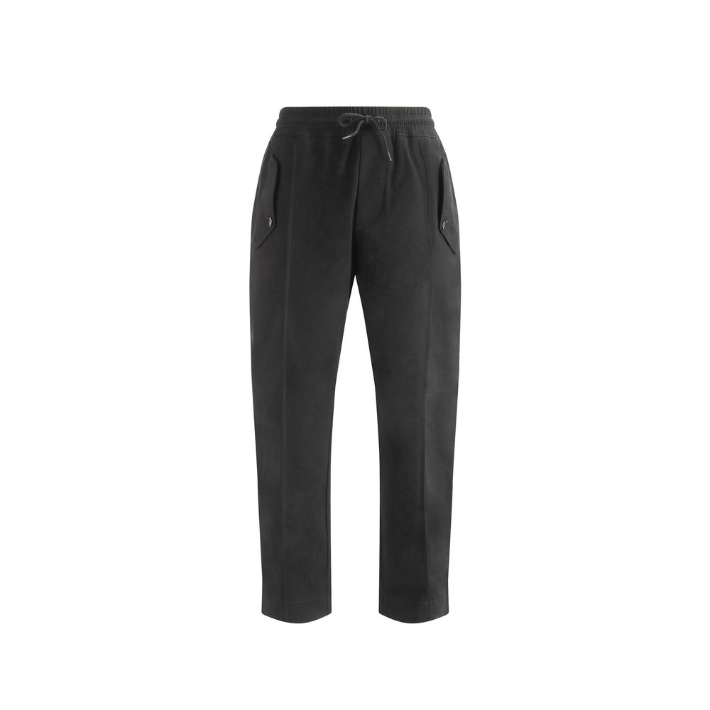 Moschino Black Cotton Joggers (Workout Pants) | Regal Royce