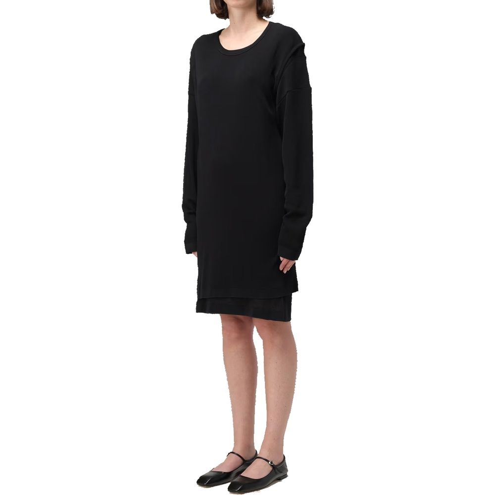 Lemaire Black Cotton Casual Dress | Regal Royce