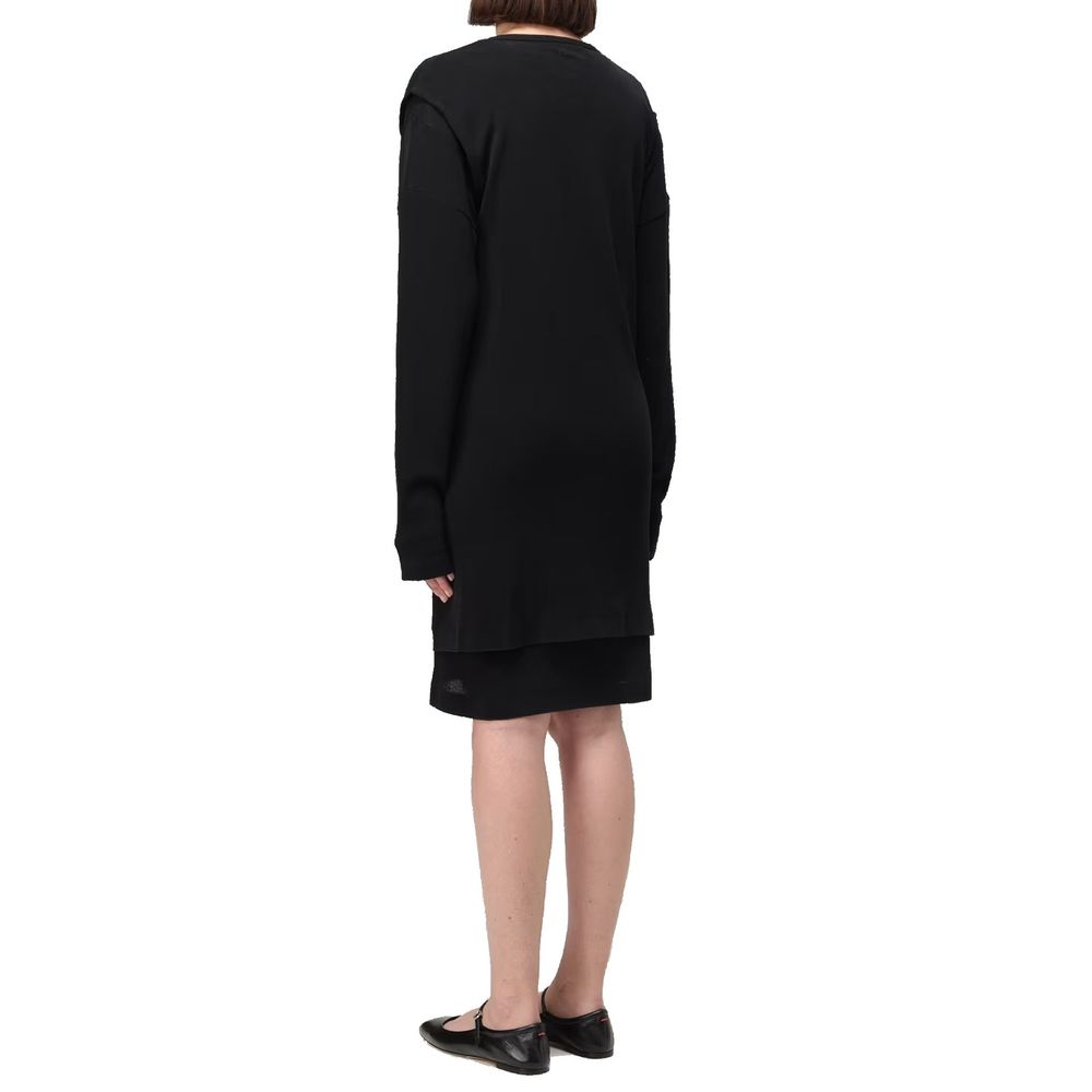 Lemaire Black Cotton Casual Dress | Regal Royce