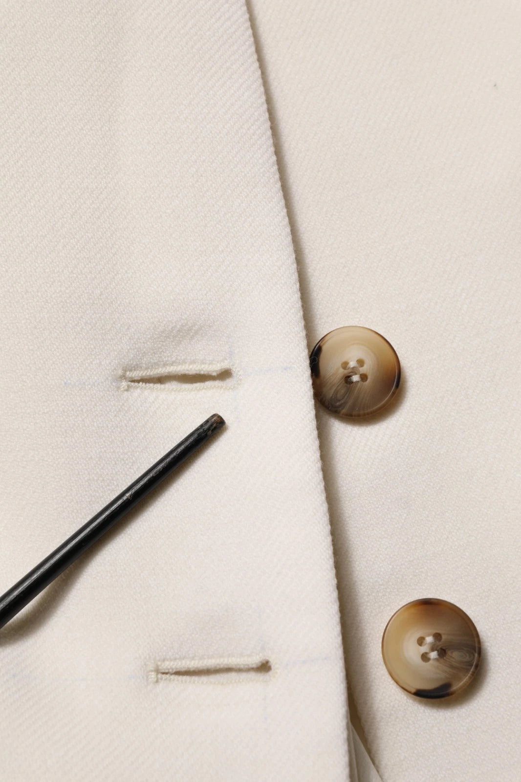 Di Stavnitser Antwerp White Wool Long Trench Coat Jacket | Regal Royce