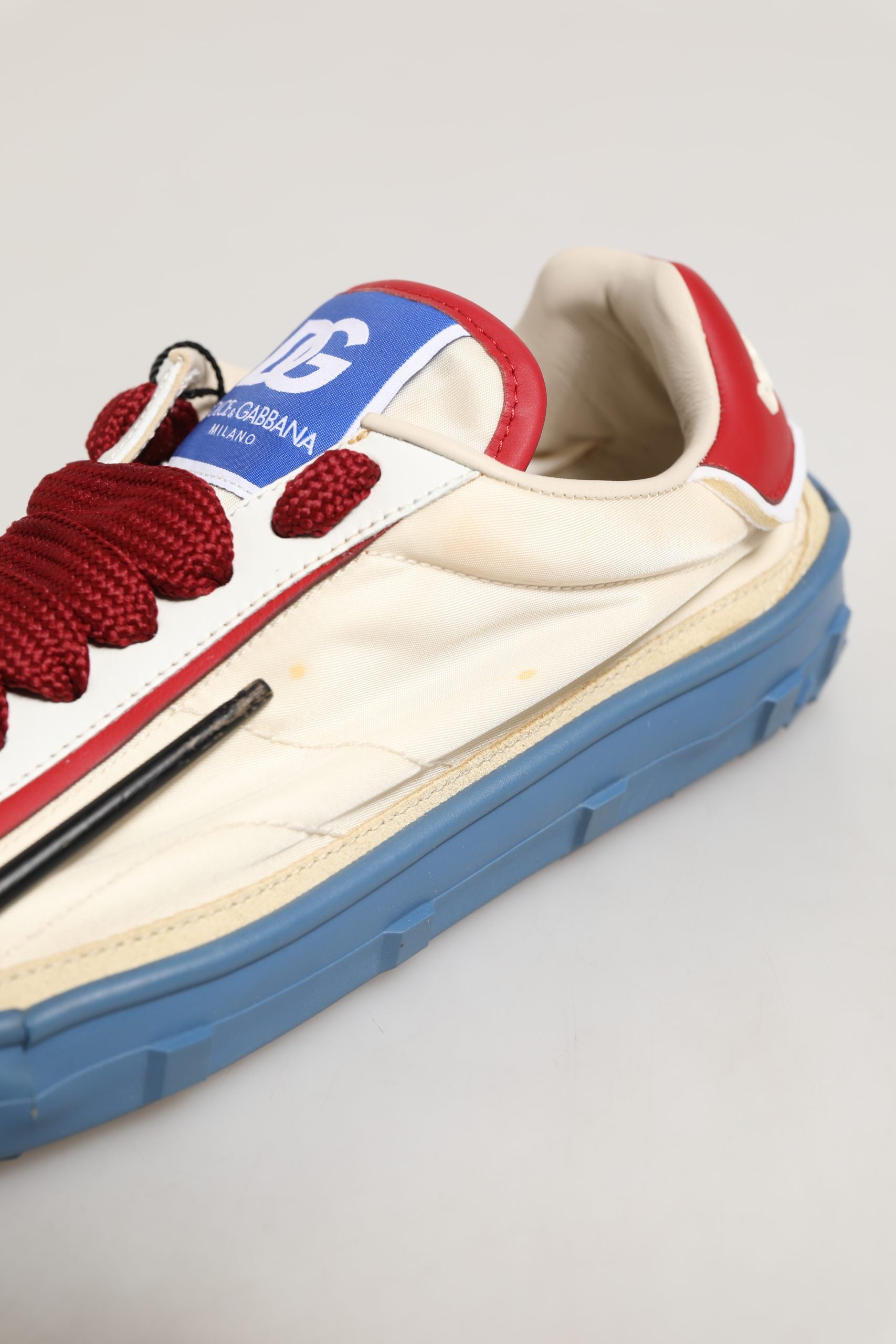 Dolce & Gabbana Multicolor Old Runner Lace Up Sneakers Shoes | Regal Royce