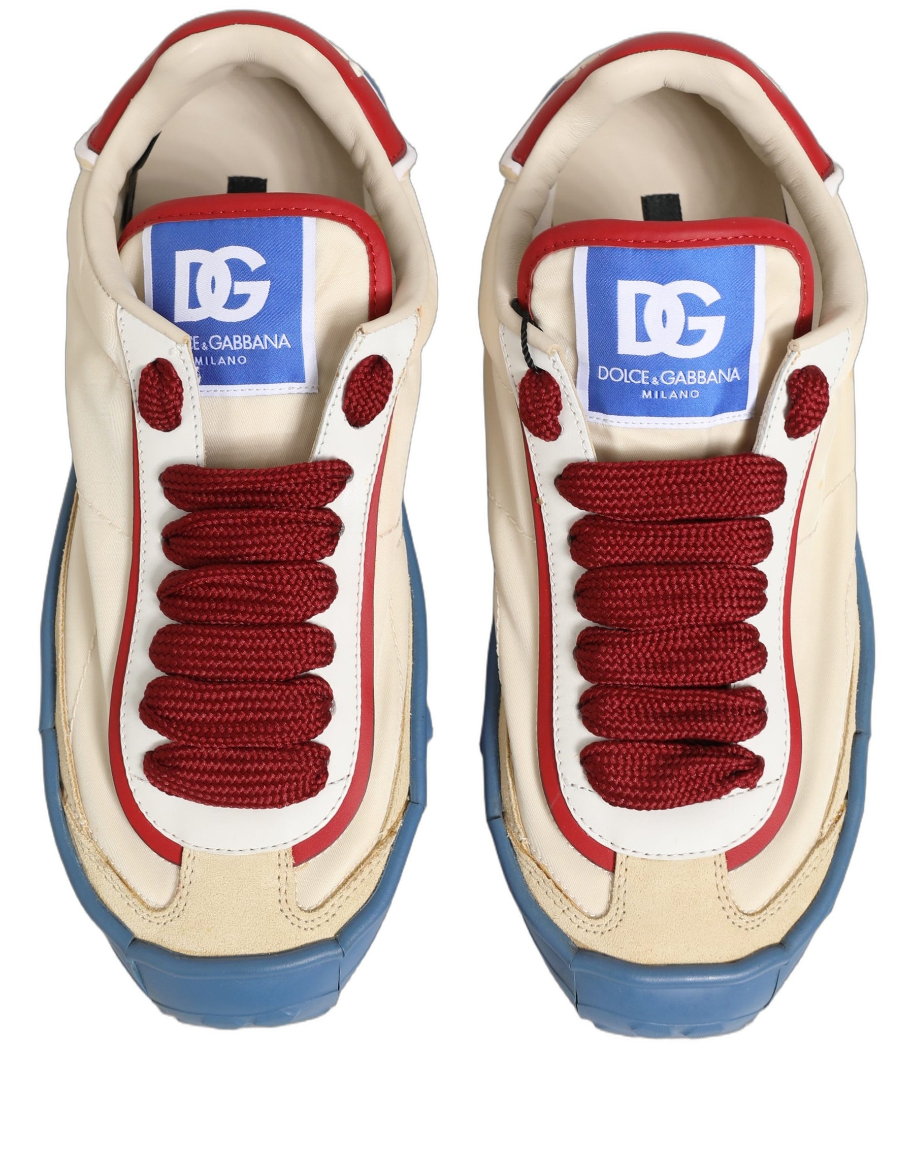 Dolce & Gabbana Multicolor Old Runner Lace Up Sneakers Shoes | Regal Royce