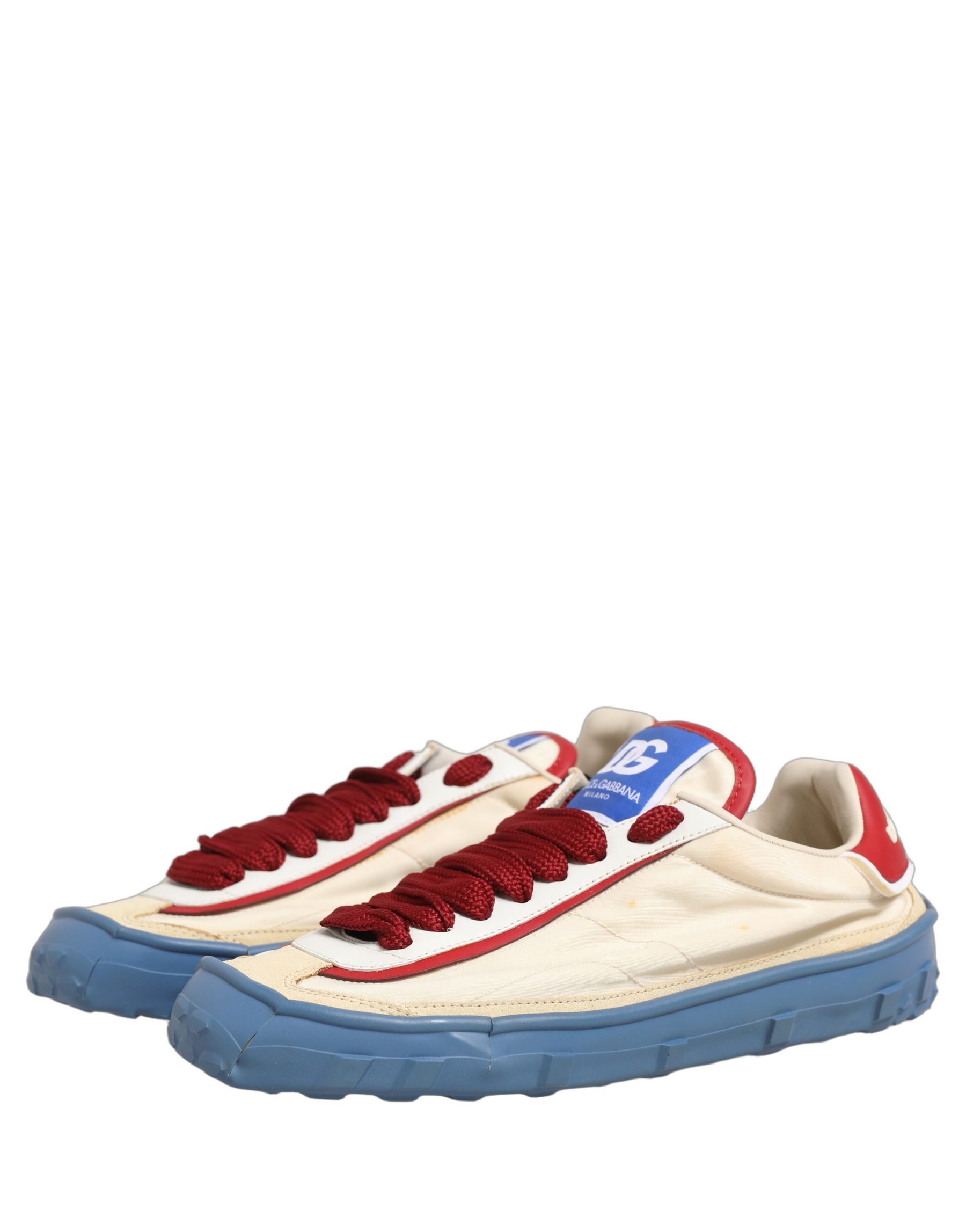 Dolce & Gabbana Multicolor Old Runner Lace Up Sneakers Shoes | Regal Royce
