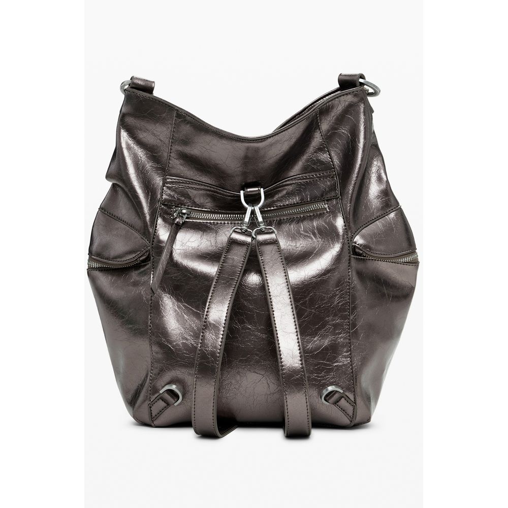 Desigual Bronze Polyethylene Women Backpack | Regal Royce
