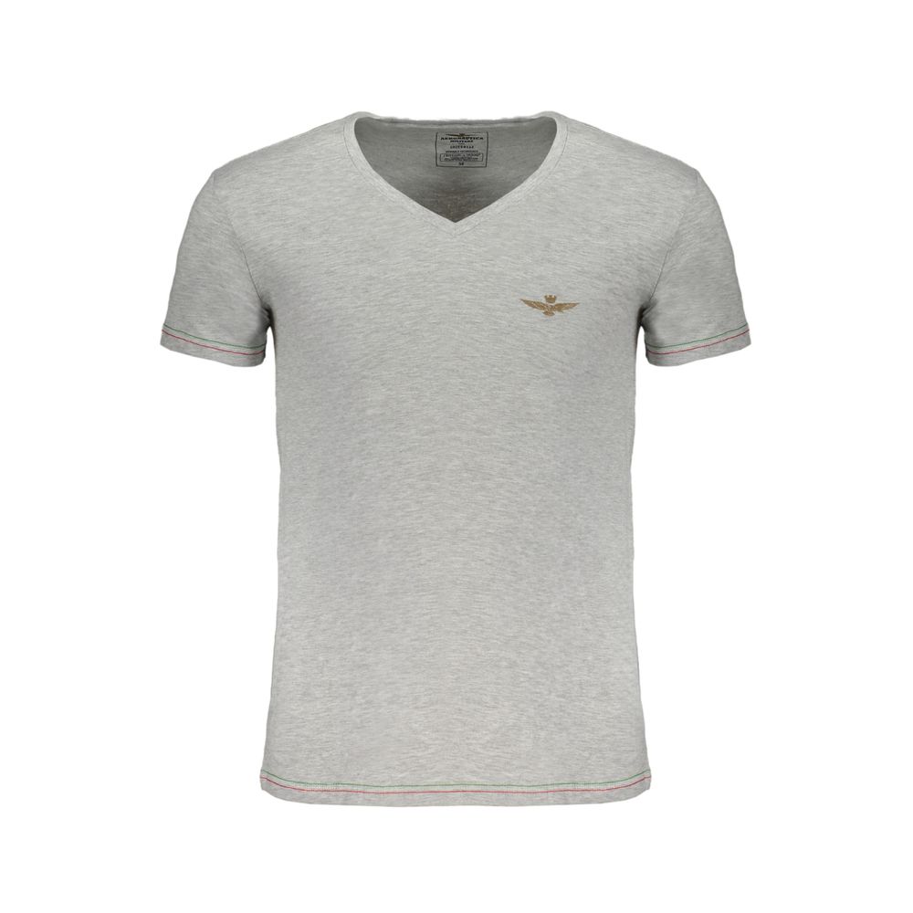 Aeronautica Militare Brown Cotton Men T-Shirt | Regal Royce