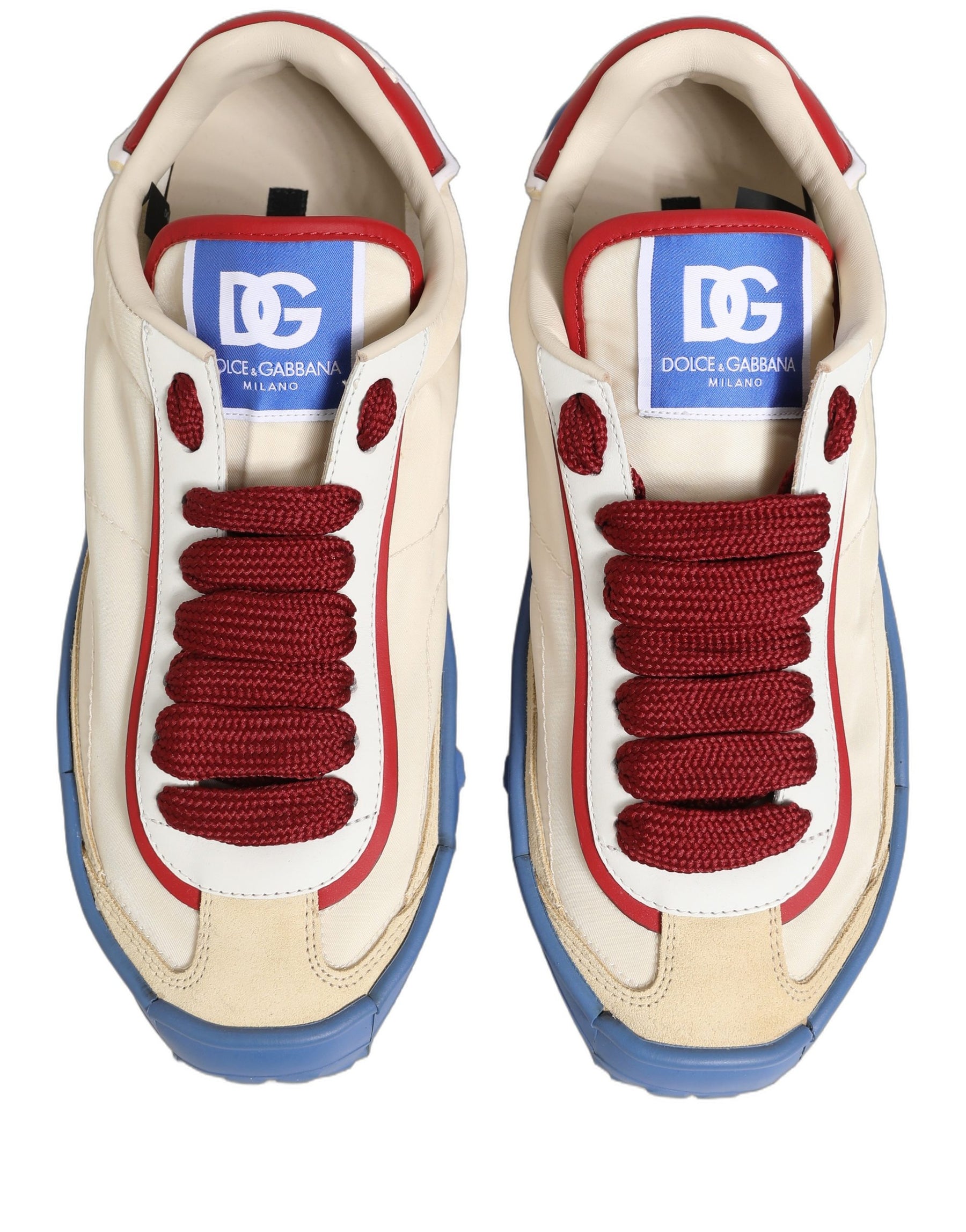 Dolce & Gabbana Multicolor Old Runner Lace Up Sneakers Shoes | Regal Royce