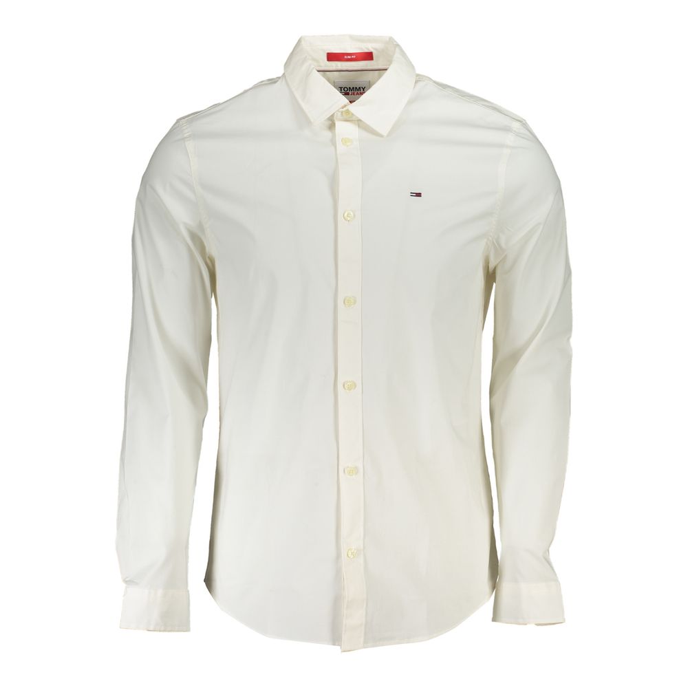 Tommy Hilfiger White Cotton Men's Shirt | Regal Royce