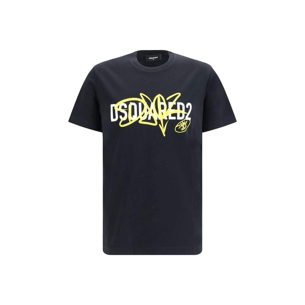 Dsquared² Black Cotton T-Shirt | Regal Royce