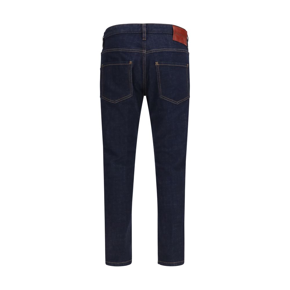 Dsquared² Blue Cotton Slim Fit Jeans | Regal Royce
