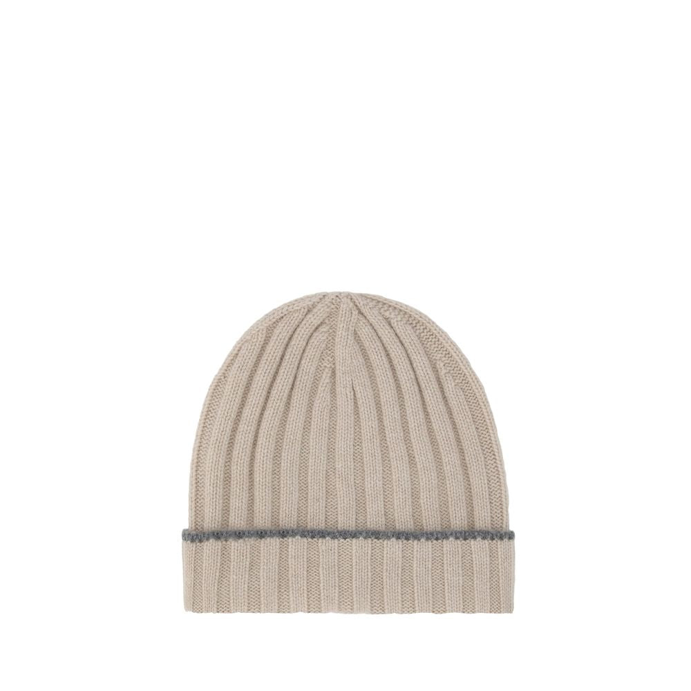 Brunello Cucinelli Brown Cashmere Beanie | Regal Royce