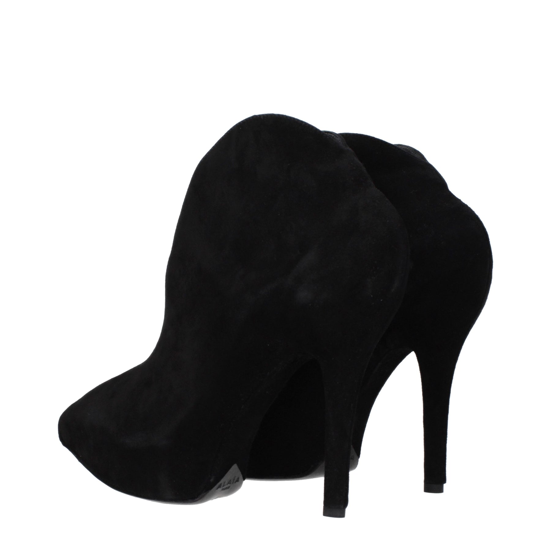 Alaïa Black Leather Ankle Boots | Regal Royce