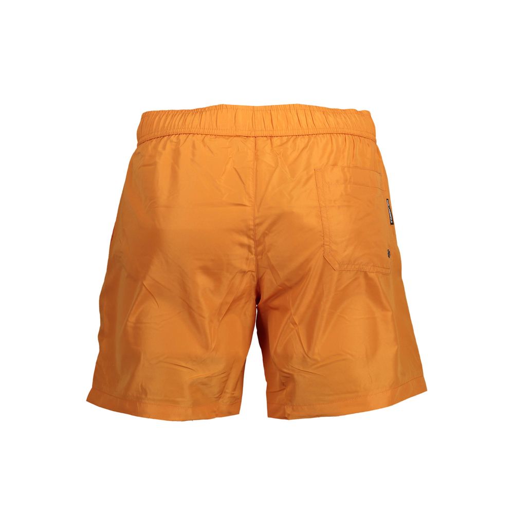 Karl Lagerfeld Arancione Polyester Men's Swimwear Boxer | Regal Royce
