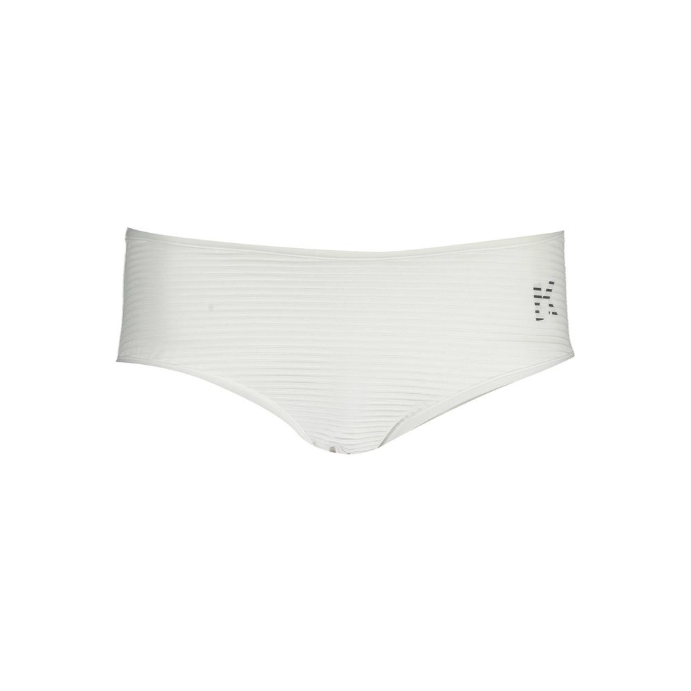 Karl Lagerfeld White Polyamide Women Swim Brief | Regal Royce