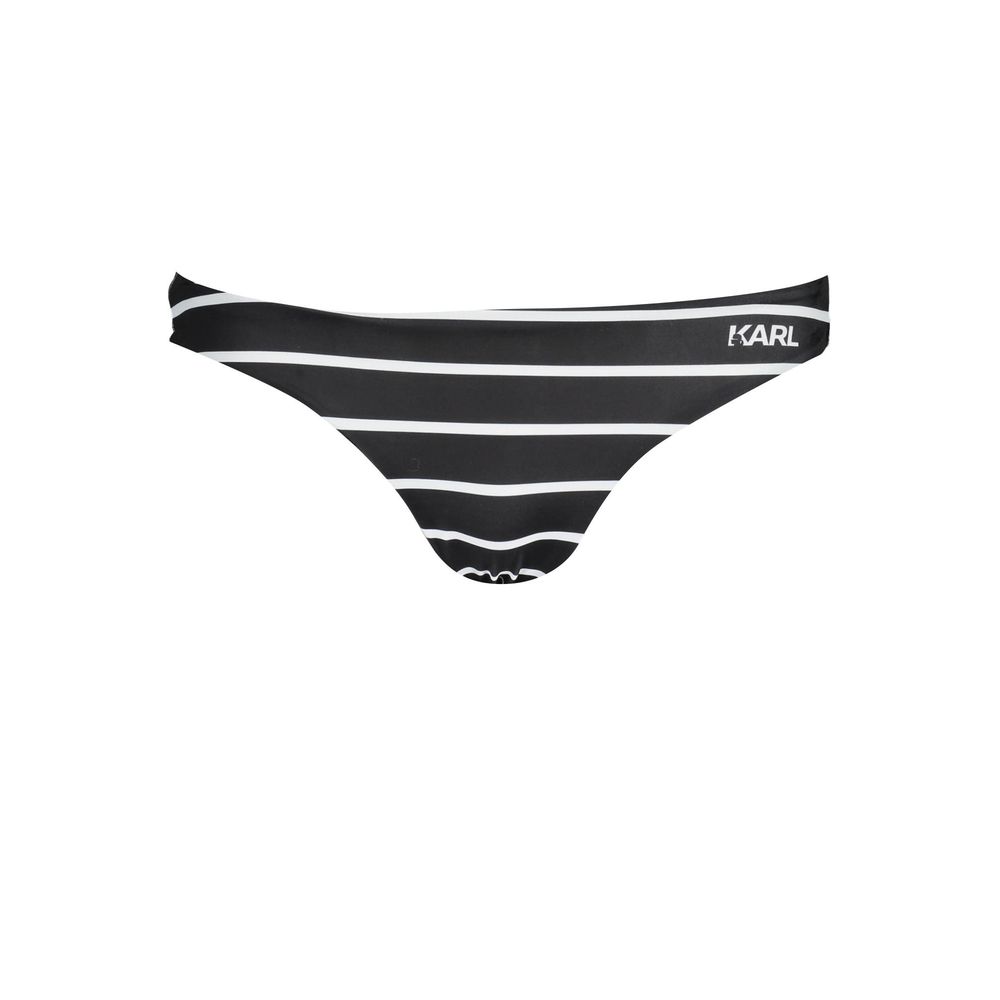 Karl Lagerfeld Black Polyamide Women's Swim Brief | Regal Royce