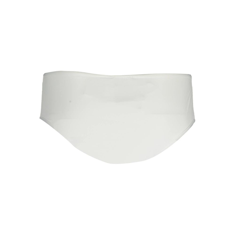 Karl Lagerfeld White Polyamide Women Swim Brief | Regal Royce